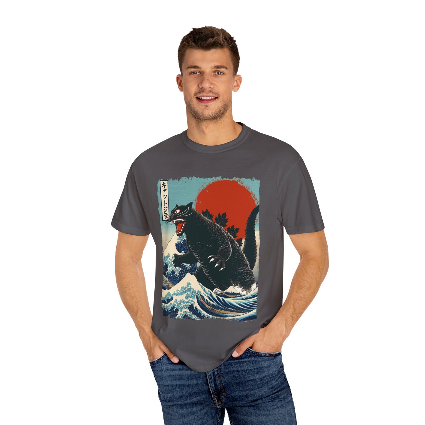 Catzilla Japanese Art T-Shirt