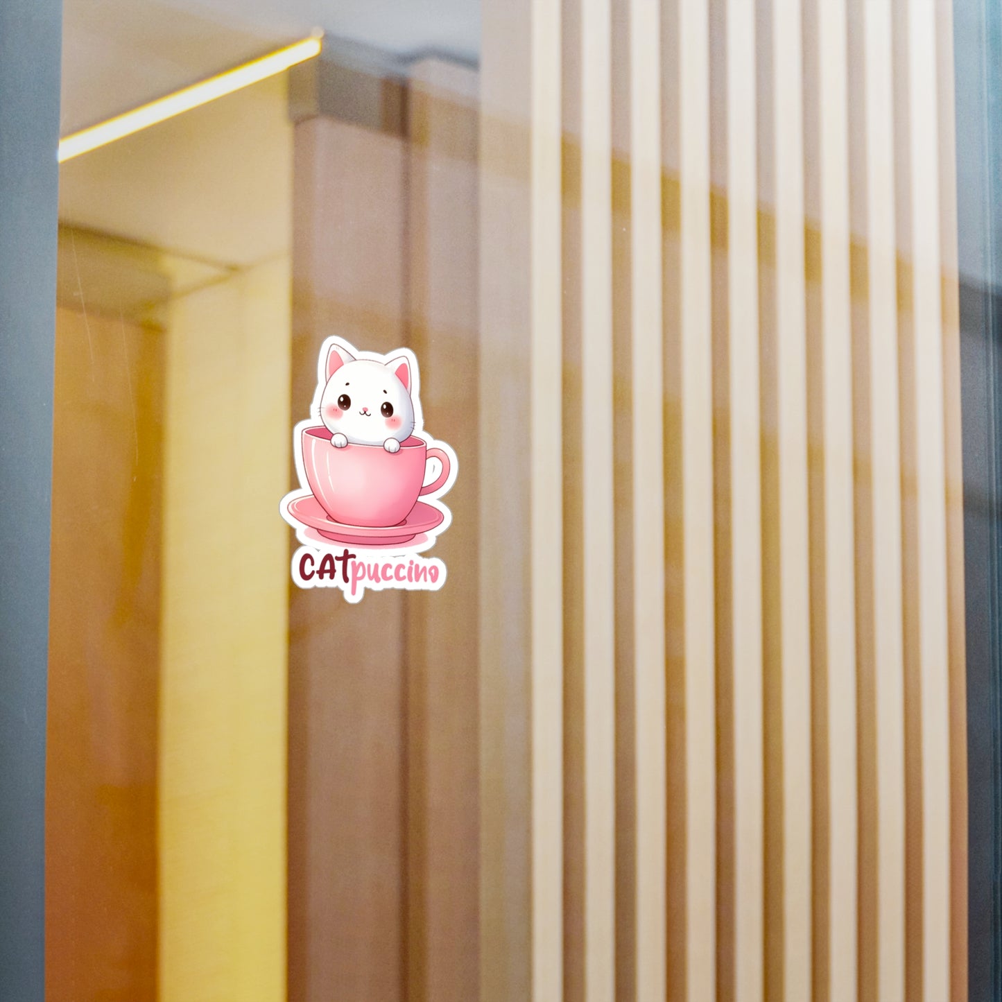 CATpuccino Vinyl Decal Sticker