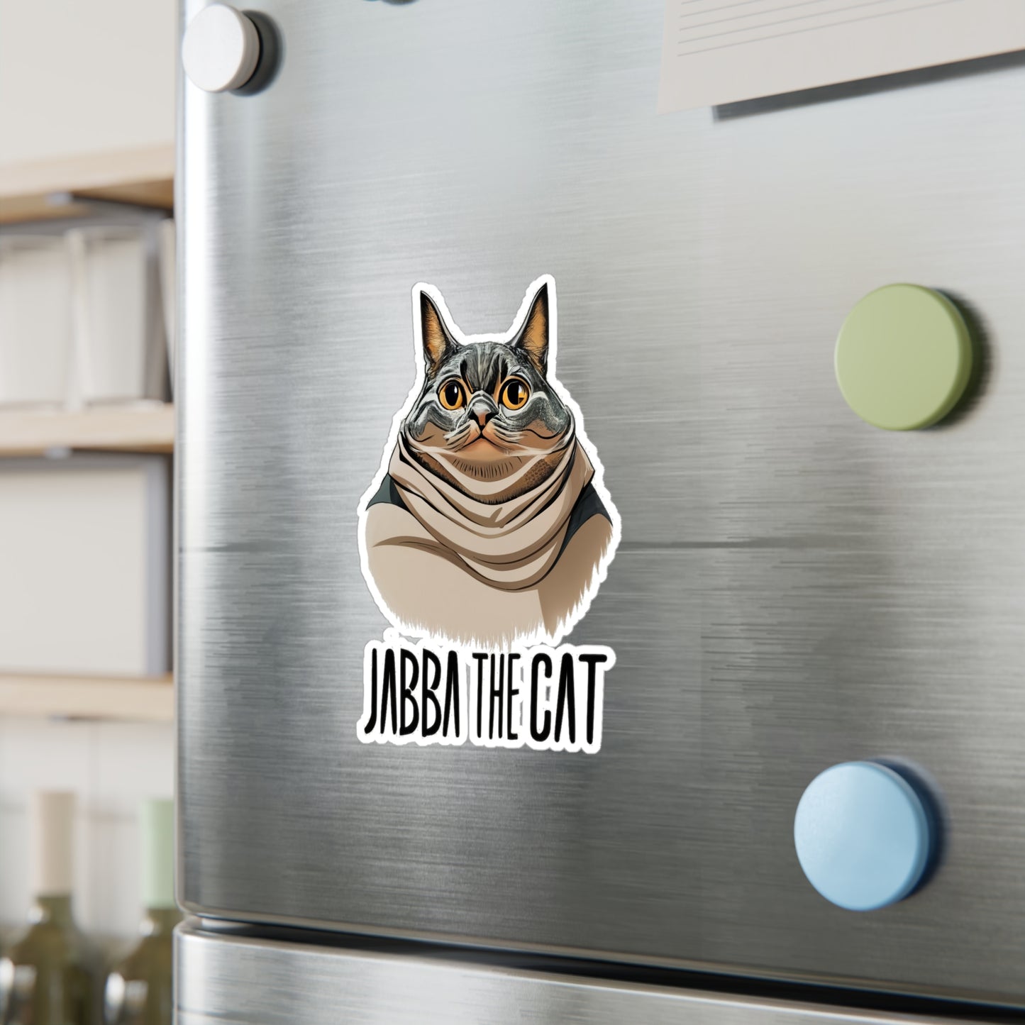 Jabba The Cat Vinyl Decal