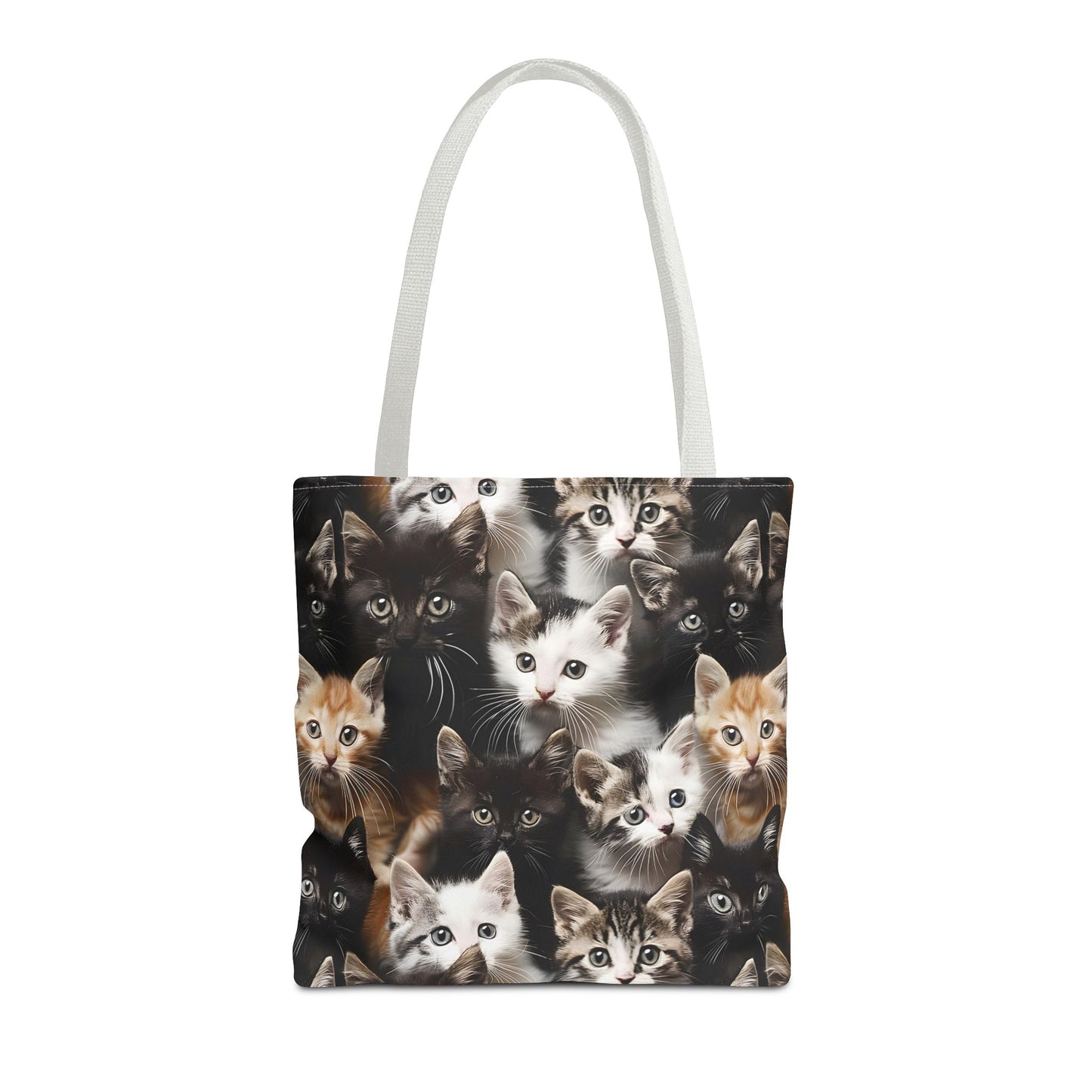 Cozy Kitten Crowd Tote Bag