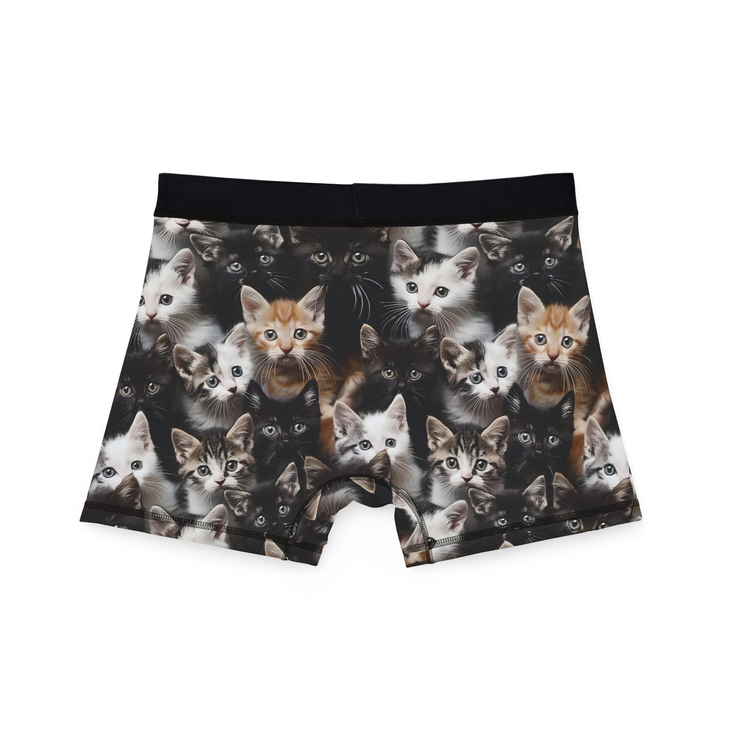 Cozy Kitten Crowd Men's Boxers