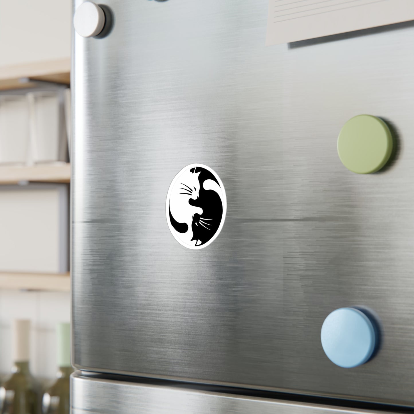 Yin Yang Kitties Vinyl Decal
