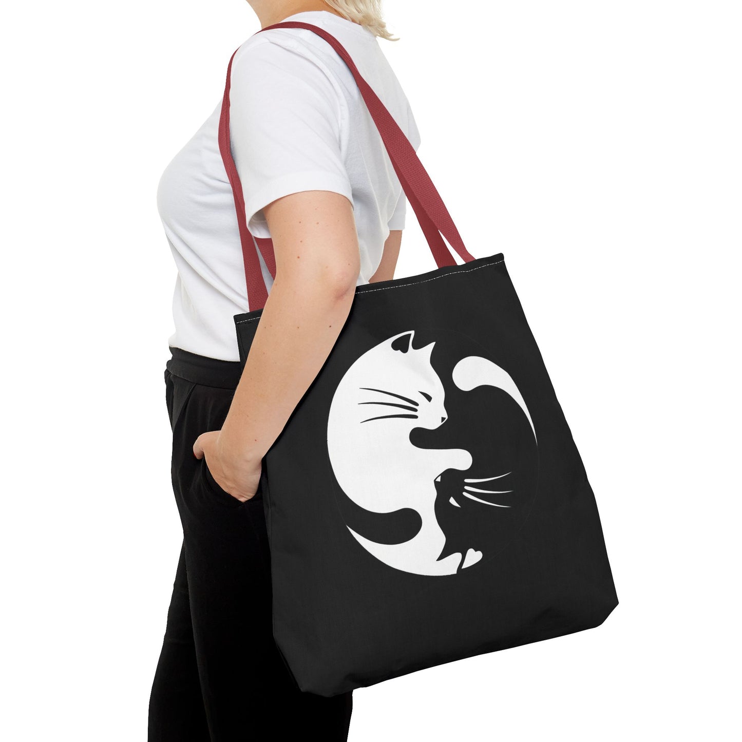Yin Yang Kitties Tote Bag
