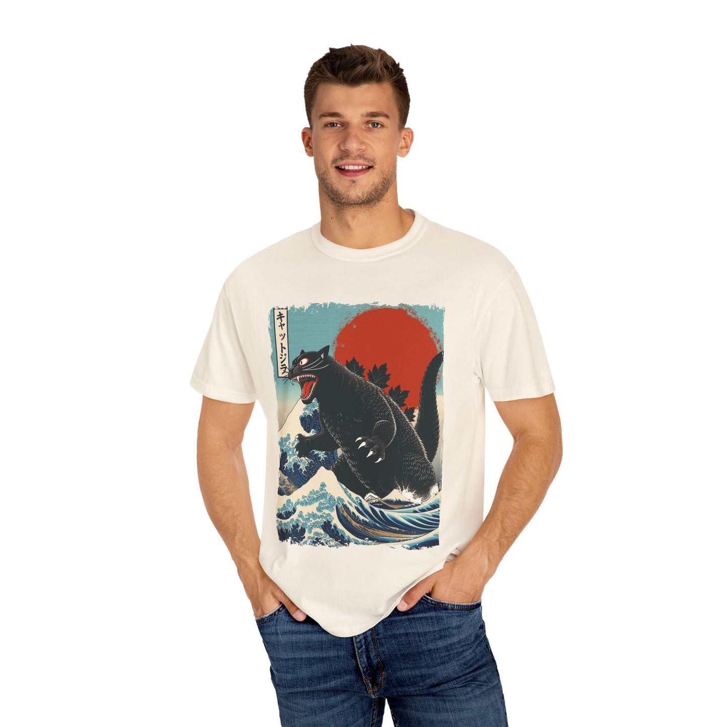 Catzilla Japanese Art T-Shirt