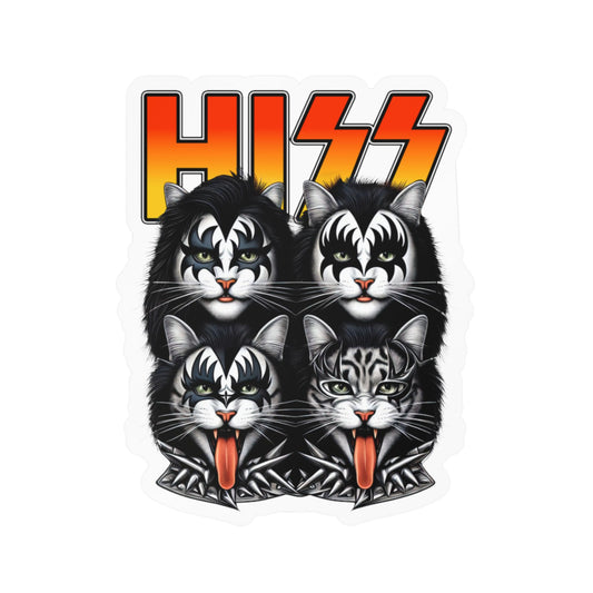 Hiss Band Vinyl Decal