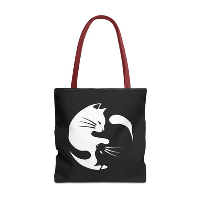 Yin Yang Kitties Tote Bag