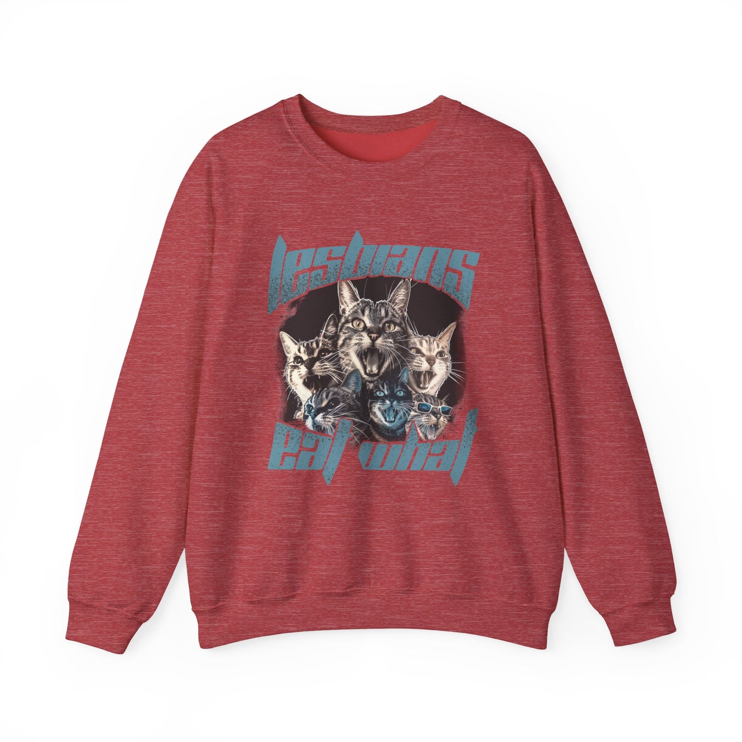 Lesbians Eat What?? Crewneck Sweatshirt