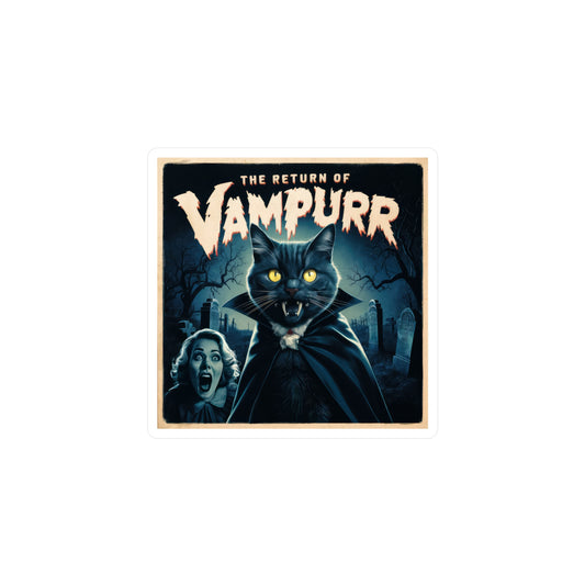 The Return Of Vampurr Movie Vinyl Decal