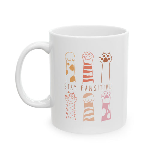 Stay Pawsitive Coffee Mug