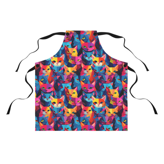 Prismatic Paws Apron