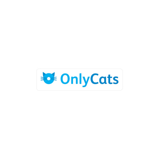 OnlyCats Logo Vinyl Decal Sticker