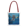 Purrvana Nevermeow Album Cover Tote Bag