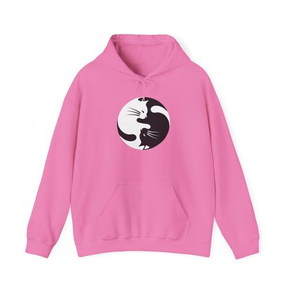 Yin Yang Kitties Hoodie Sweatshirt