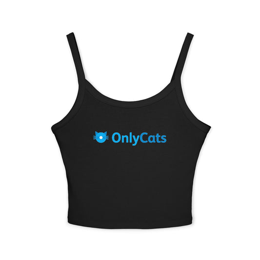OnlyCats Cat Butt Women's Spaghetti Strap Tank Top