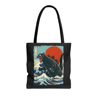 Catzilla Japanese Art Tote Bag