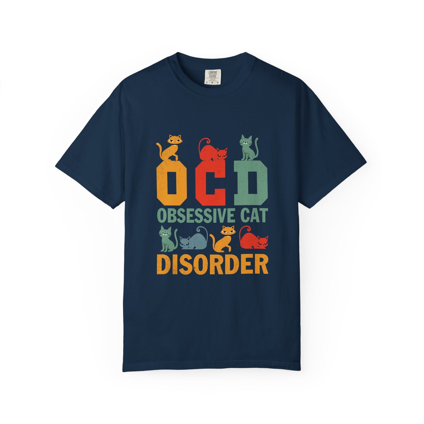 OCD Obsessive Cat Disorder T-Shirt