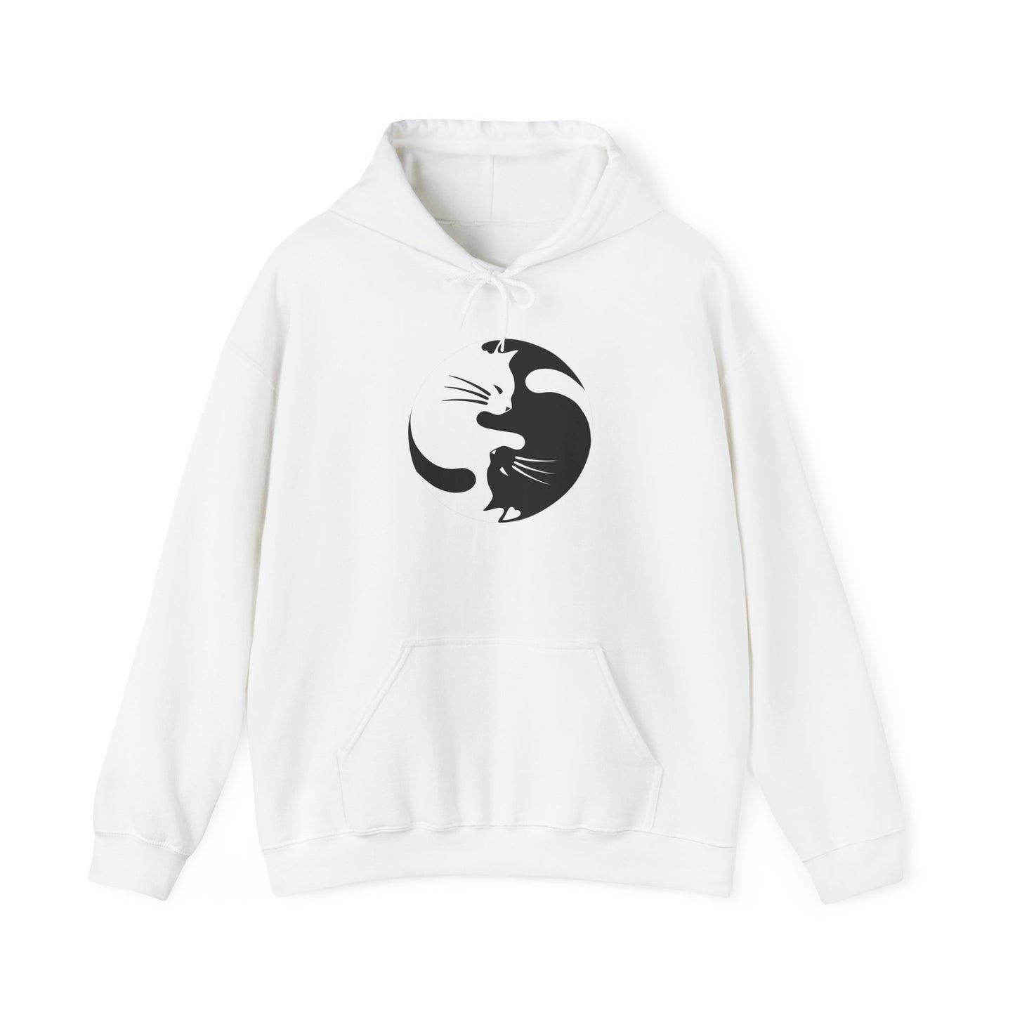 Yin Yang Kitties Hoodie Sweatshirt