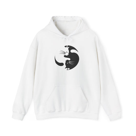 Yin Yang Kitties Hoodie Sweatshirt