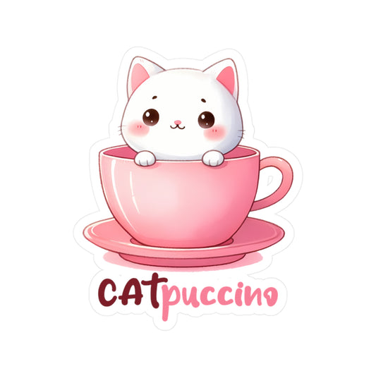 CATpuccino Vinyl Decal Sticker