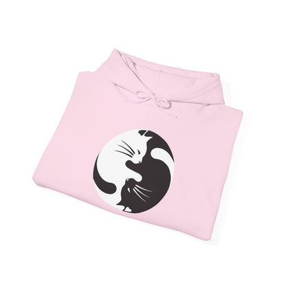 Yin Yang Kitties Hoodie Sweatshirt