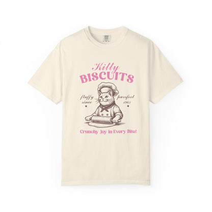 Kitty Biscuits Baker Cat T-Shirt