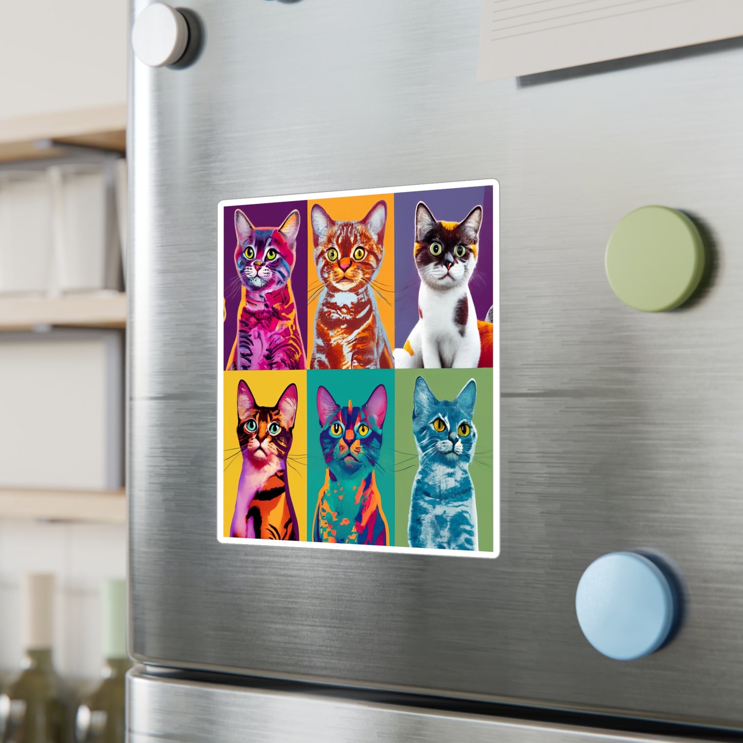 Catty Warhol Vinyl Decal