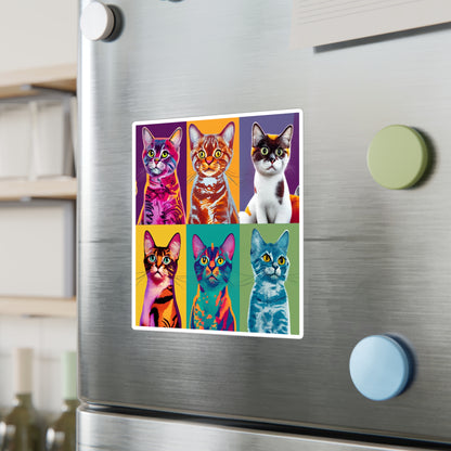 Catty Warhol Vinyl Decal