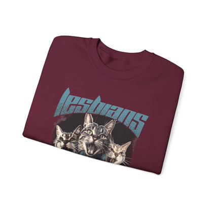 Lesbians Eat What?? Crewneck Sweatshirt
