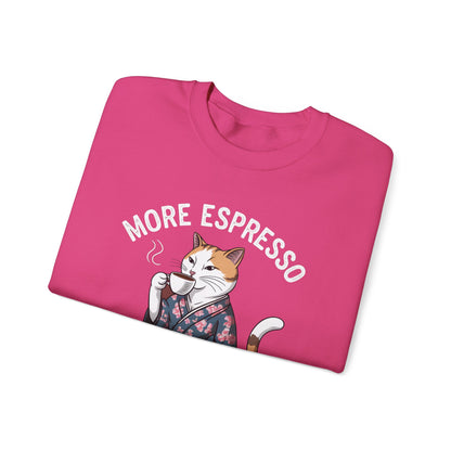 More Espresso Less Depresso Crewneck Sweatshirt
