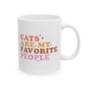 Cats Are My Favorite People Coffee Mug