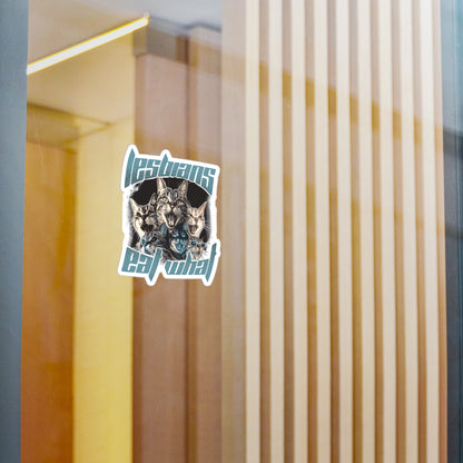 Lesbians Eat What?? Vinyl Decal