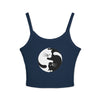 Yin Yang Kitties Women's Spaghetti Strap Tank Top