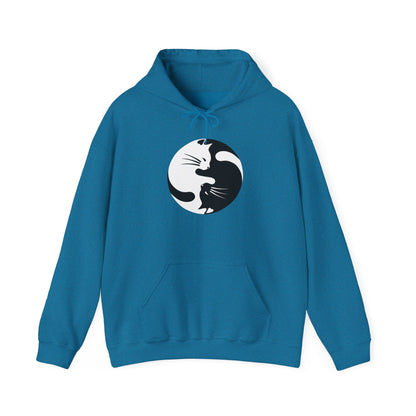 Yin Yang Kitties Hoodie Sweatshirt