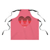 Cat Tail Love Retro Heart Apron