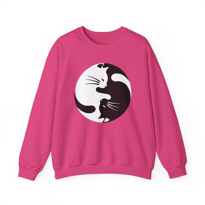 Yin Yang Kitties Crewneck Sweatshirt