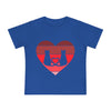 Cat Tail Love Retro Heart Baby Short Sleeve T-Shirt