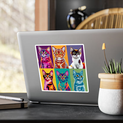Catty Warhol Vinyl Decal