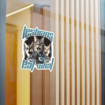 Lesbians Eat What?? Vinyl Decal