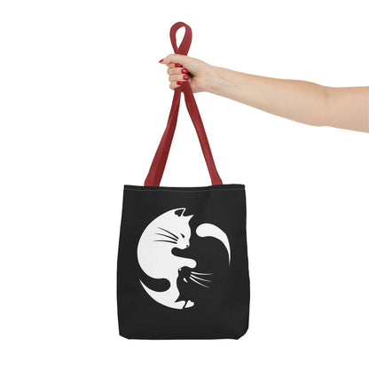 Yin Yang Kitties Tote Bag
