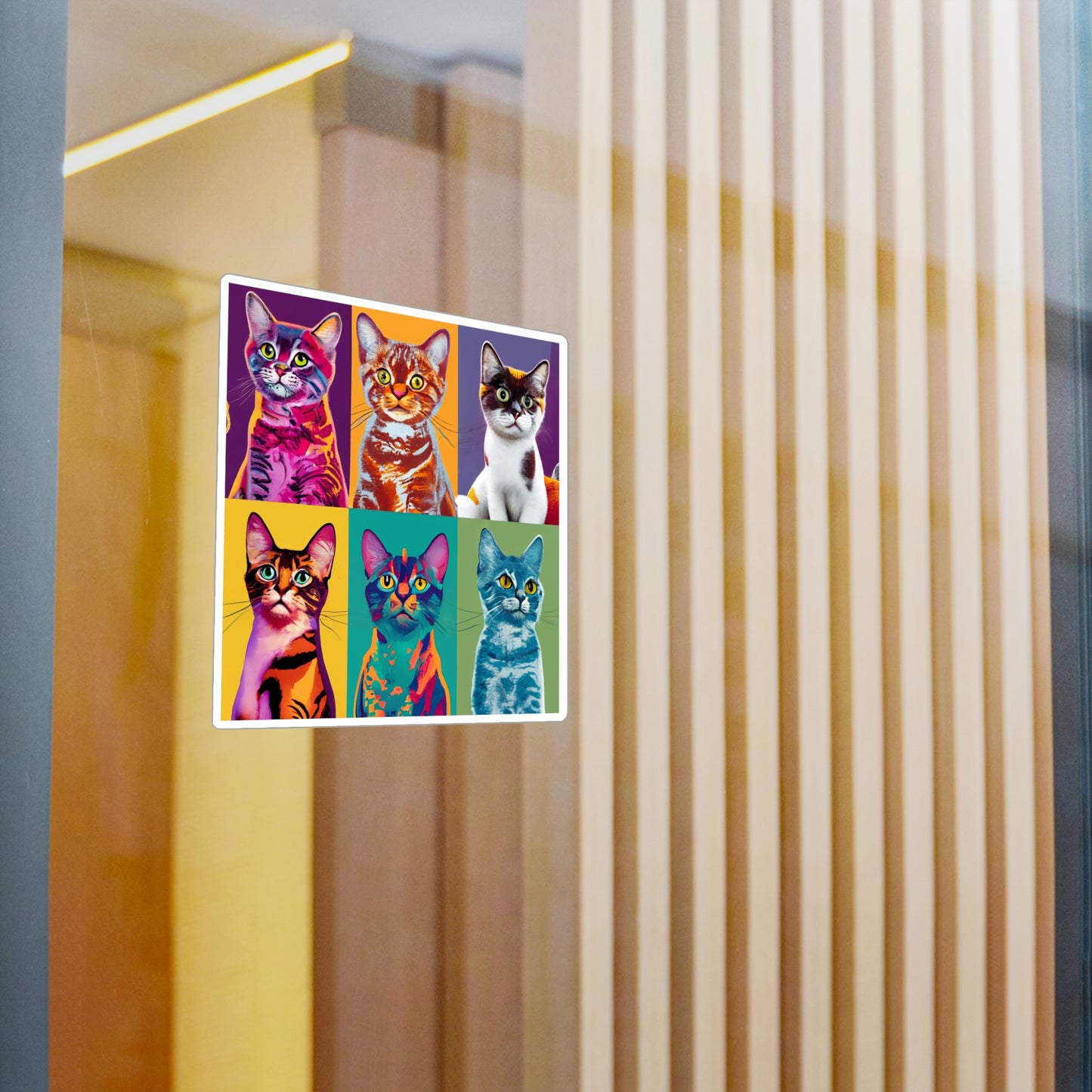 Catty Warhol Vinyl Decal