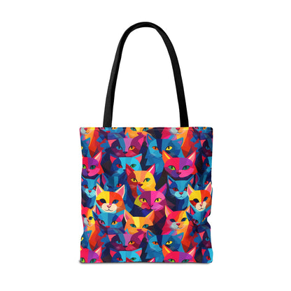 Prismatic Paws Tote Bag