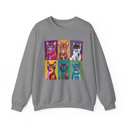 Catty Warhol Crewneck Sweatshirt