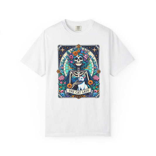 Cat Lady Tarot Card T-Shirt