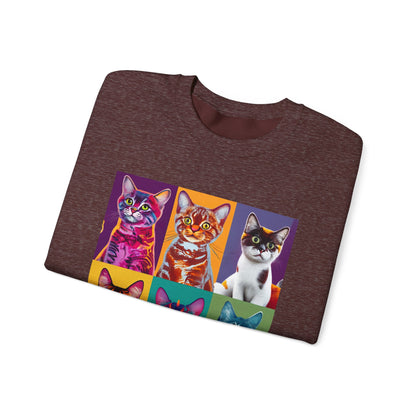 Catty Warhol Crewneck Sweatshirt