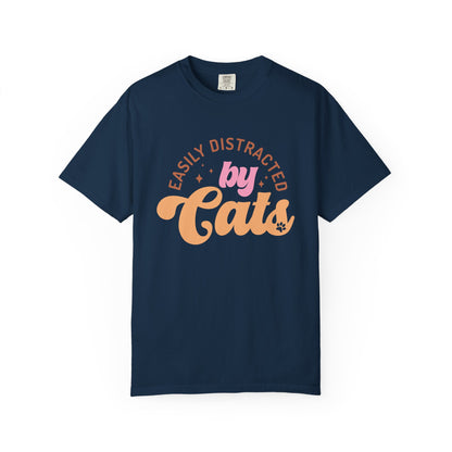 Easily Distracted By Cats T-Shirt