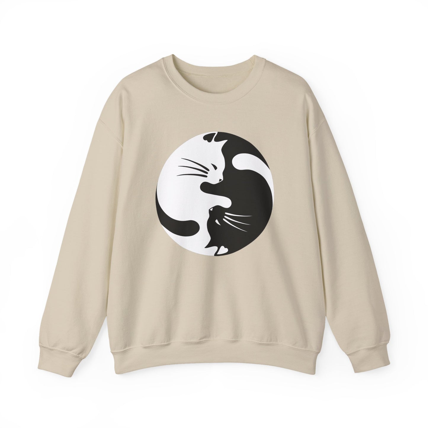 Yin Yang Kitties Crewneck Sweatshirt