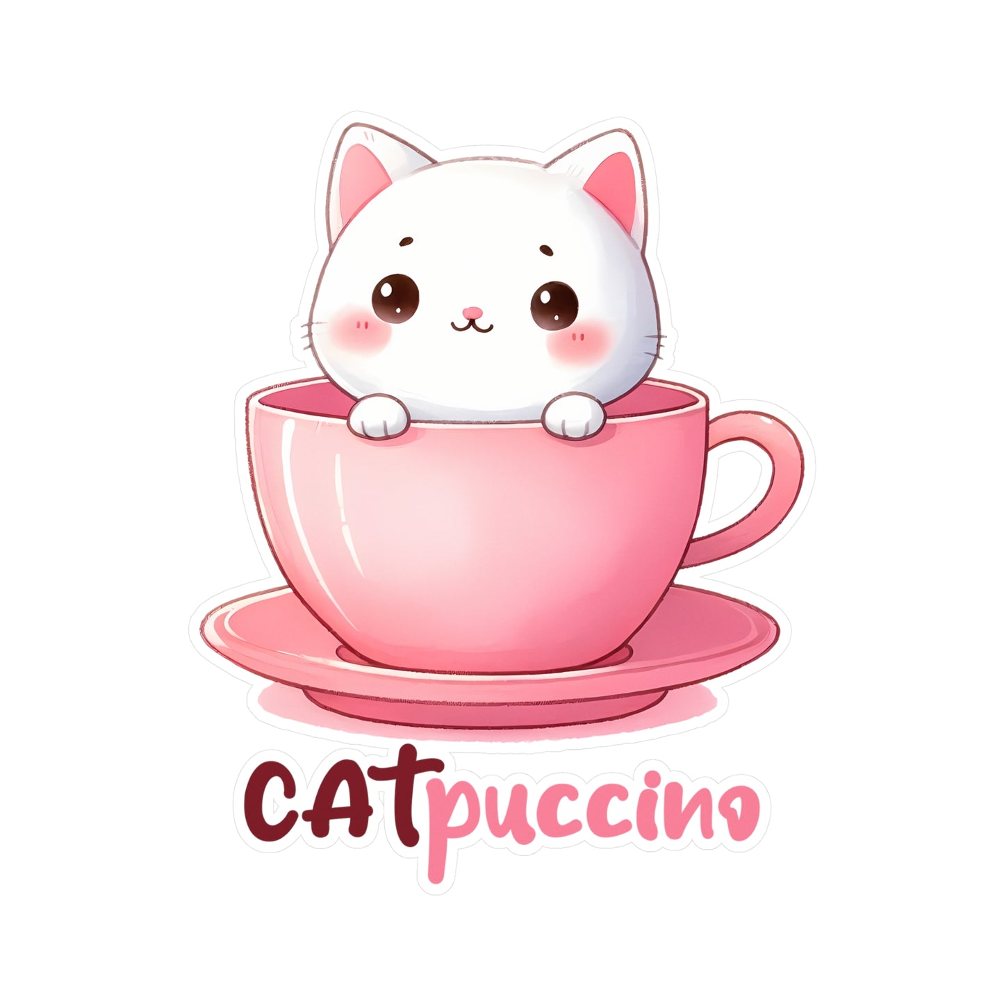 CATpuccino Vinyl Decal Sticker