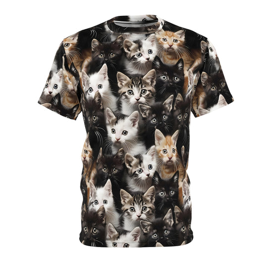Cozy Kitten Crowd T-Shirt