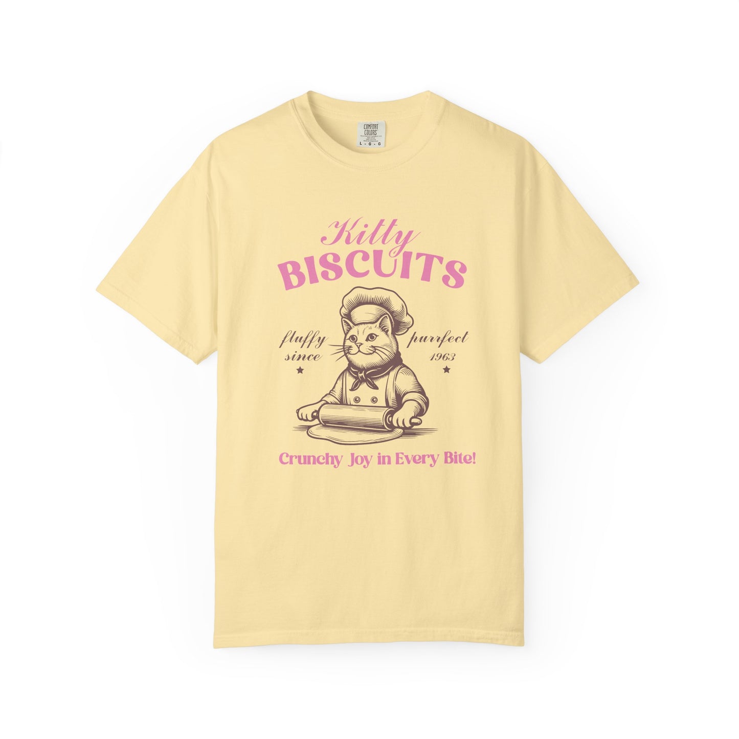 Kitty Biscuits Baker Cat T-Shirt