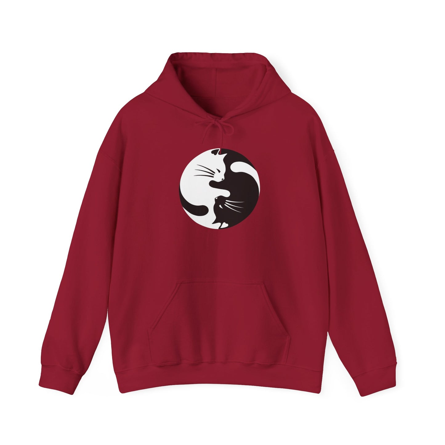 Yin Yang Kitties Hoodie Sweatshirt
